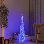 vidaXL Lichtkegel decoratief LED 90 cm acryl blauw, Diversen, Kerst, Verzenden, Nieuw