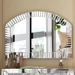 Gebogen Wandspiegel 100×70 cm met Afgeschuind Glas, Verzenden, Nieuw