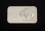 Verenigde Staten. Silver bar Buffalo Bi-Centennial silver