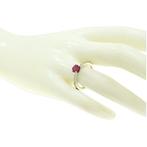 Verlovingsring - 9 kt. Witgoud - 1.20ct. tw. Robijn -, Sieraden, Tassen en Uiterlijk, Antieke sieraden