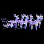 vidaXL Kerstversiering rendieren en slee 320 LEDs acryl, Diversen, Kerst, Verzenden, Nieuw