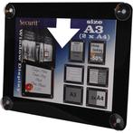 Securit Raamdisplay A3 Zwart | Displaywinkel.nl, Etalage, Verzenden, Nieuw in verpakking