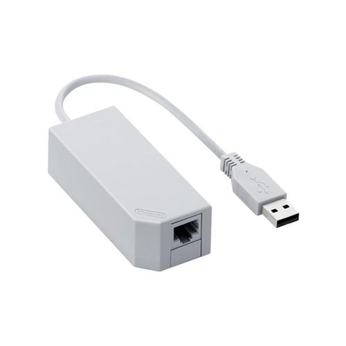 Nintendo Wii / Wii U / Switch LAN Adapter, Spelcomputers en Games, Spelcomputers | Nintendo Consoles | Accessoires, Zo goed als nieuw
