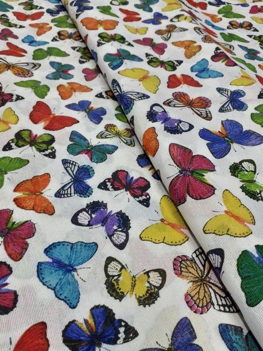 Meubelstof - 5 m - 1.4 m - Farfalla Multicolor, Antiek en Kunst, Antiek | Kleden en Textiel