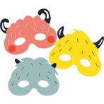 Monster Maskers Bash 6st, Hobby en Vrije tijd, Feestartikelen, Verzenden, Nieuw
