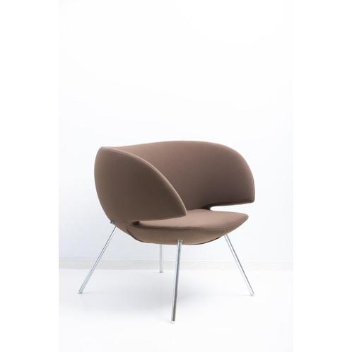 Artifort Pinq design Fauteuil gebruikt rood en bruin stof, Zakelijke goederen, Kantoor en Winkelinrichting | Kantoormeubilair en Inrichting