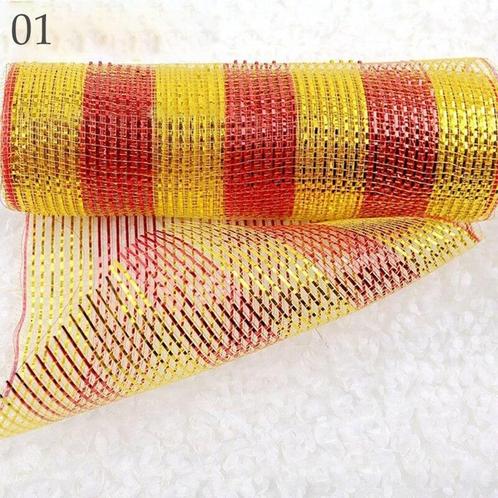 Decomesh deco mesh metalic voor kransen en inpakken, Hobby en Vrije tijd, Knutselen, Nieuw, Ophalen of Verzenden
