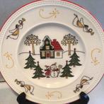 Wedgwood - Bord (12) - Windsor Christmas - Porselein - Kerst