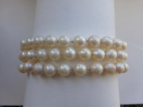 Zilver, Akoya-parels - Armband - Art Deco-stijl, Antiek en Kunst, Kunst | Designobjecten