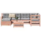 vidaXL 7-delige Loungeset massief douglas vurenhout, Tuin en Terras, Tuinsets en Loungesets, Verzenden, Nieuw, Loungeset