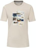 Casa Moda T-shirt Key West en Miami Collectie Beige, Kleding | Heren, Verzenden, Nieuw, Beige