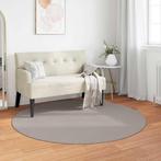 vidaXL Vloerkleden Rond LUGO Crème en Taupe Ø 160 CM, Verzenden, Nieuw, Crème
