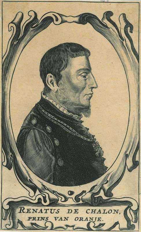 Portrait of Rene of Chalon, Antiek en Kunst, Kunst | Etsen en Gravures