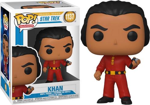 Funko POP! Vinyl TV Star Trek Original Series-Khan, Verzamelen, Poppetjes en Figuurtjes, Nieuw, Ophalen of Verzenden