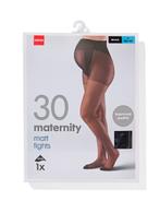 HEMA Zwangerschapspanty 30denier zwart, Kleding | Dames, Leggings, Maillots en Panty's, Verzenden, Nieuw, Zwart