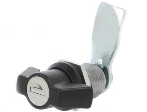 Locker slot - Kantelslot - 30mm - RAL 9005 - 1333, Doe-het-zelf en Verbouw, Hang- en Sluitwerk, Slot, Nieuw, Ophalen of Verzenden