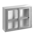GGM Gastro | RVS wandkast - 1000x400mm - met | WSI1010, Verzenden, Nieuw in verpakking, Meubilair