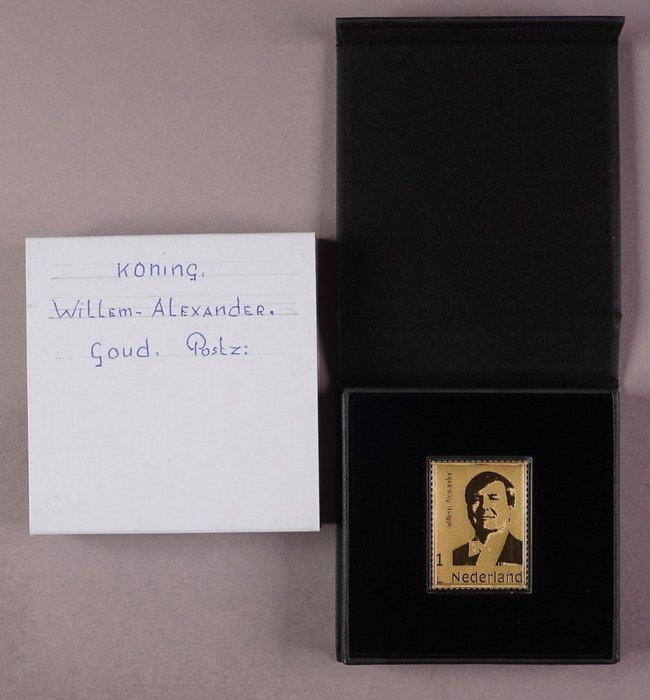 Nederland - Gouden postzegel Willem Alexander, Postzegels en Munten, Postzegels | Nederland