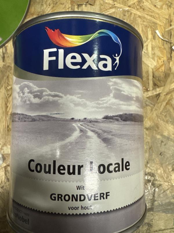 Flexa Couleur Locale GRONDVERF - WIT - 0,75 liter, Doe-het-zelf en Verbouw, Verf, Beits en Lak, Verf, Wit, Nieuw, Minder dan 5 liter