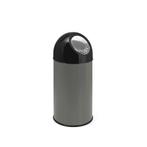 Afvalbak met pushdeksel en binnenemmer 40 ltr - metallic/, Huis en Inrichting, Woonaccessoires | Prullenbakken, Verzenden, Nieuw