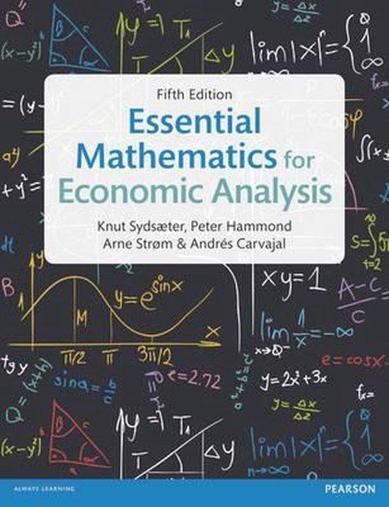 Essential mathematics for economic analysis 9781292074610, Boeken, Taal | Engels, Gelezen, Verzenden