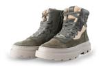 Nubikk Veterboots in maat 38 Groen | 10% extra korting, Kleding | Dames, Schoenen, Nubikk, Verzenden, Overige typen, Nieuw