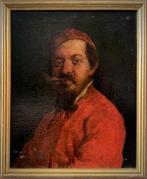 Italiaanse school (XIX) - Ritratto di garibaldino con sigaro, Antiek en Kunst
