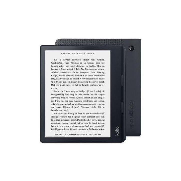 Kobo Sage E-Reader 8 Zwart, Computers en Software, E-readers, Verzenden