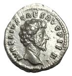 Romeinse Rijk. Marcus Aurelius (AD 161-180). Denarius Rome, Postzegels en Munten