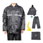 Voltano Regenpak Met Capuchon - Zwart - Inclusief Draagtas, Verzenden, Nieuw