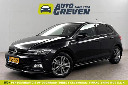 Volkswagen Polo 1.0 TSI R-line AUT ACC LED Carplay PDC., Auto's, Volkswagen, Te koop, Automaat, Hatchback, Benzine, Zwart, Polo