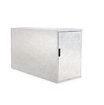 Fietskluis Z1 zink 850x1250x2050 (BxHxD) solo, Fietsen en Brommers, Fietsaccessoires | Overige Fietsaccessoires, Nieuw