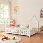[en.casa] Kinderbed Sisimiut met uitvalbeveiliging 140x200 c, Kinderen en Baby's, Kinderkamer | Bedden, Verzenden, Nieuw