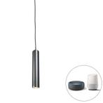 Smart design hanglamp zwart incl. wifi GU10 lichtbron - Tuba, Huis en Inrichting, Lampen | Hanglampen, Nieuw, Overige stijlen