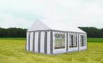 Classic Plus Feest-tent PVC 4x6x2 mtr in Wit-Grijs, Verzenden, Nieuw