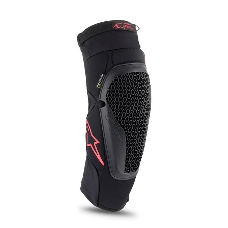 Kniebeschermer Alpinestars Bionic Flex Zwart-Rood, Motoren, Accessoires | Overige, Nieuw, Verzenden