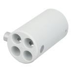 WENTEX® 4-weg vervangende Connector  Ø40,6 mm - wit, Muziek en Instrumenten, Licht en Laser, Verzenden, Nieuw