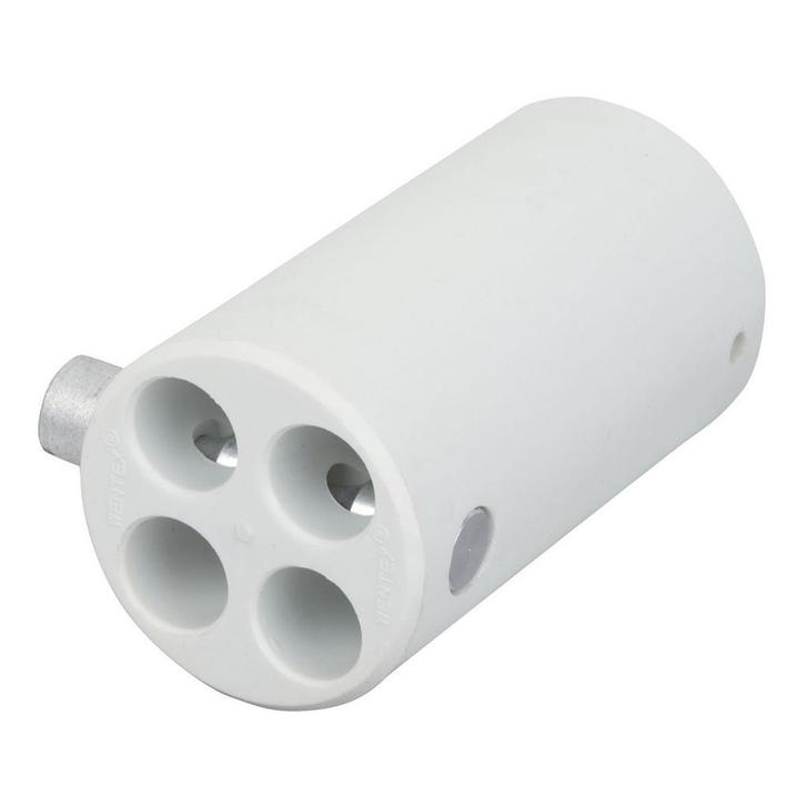 WENTEX® 4-weg vervangende Connector  Ø40,6 mm - wit, Muziek en Instrumenten, Licht en Laser, Verzenden