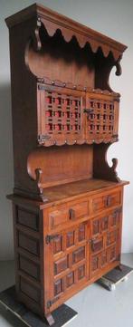 Drankkast - Kastanje, Gietijzer - Portkast, Antiek en Kunst