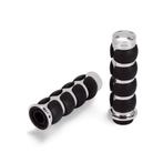 1  Handvatten | WLC | Rubber/Chroom voor Harley Davidson, Motoren, Onderdelen | Harley-Davidson, Verzenden, Nieuw
