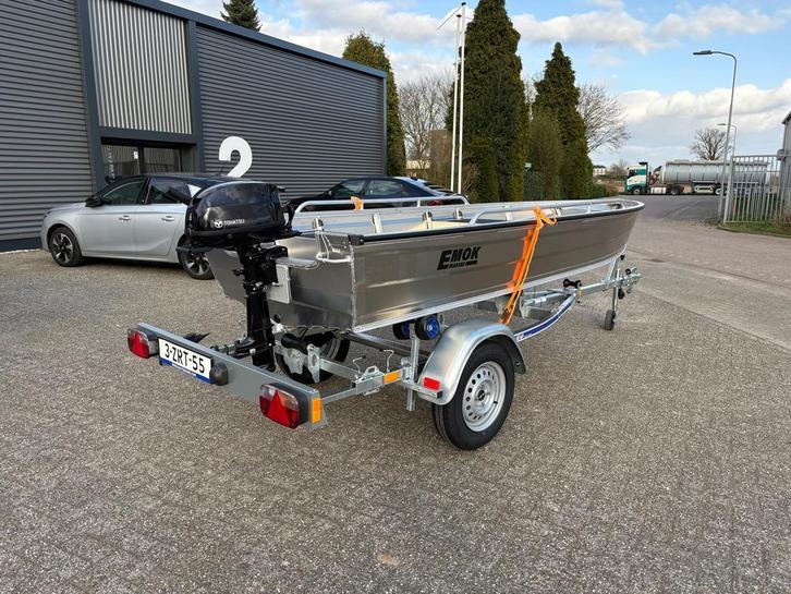 EMOK B-serie Aluminium Boot | Visboot – Black Friday!, Watersport en Boten, Vis- en Consoleboten, Buitenboordmotor, 10 tot 30 pk