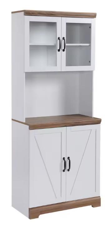 Keukenkast met Glazen Deuren en Aanrecht – 178x72x40 cm, Huis en Inrichting, Keuken | Keukenelementen, Nieuw, Verzenden