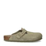 Birkenstock Boston Suede Clog sandalen voor heren, Verzenden, Nieuw, Bruin, Birkenstock