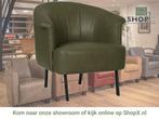 Leren fauteuil Embrace - Vintage Olive (olijf/groen), Huis en Inrichting, Fauteuils, Eigentijds, Klassiek, Modern, Romantisch
