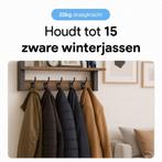 2dekans | Luft Wandkapstok met Plank 43,5 cm – 10 Haken –, Ophalen of Verzenden, Zo goed als nieuw