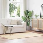 vidaXL Hoogpolig vloerkleed NAVARRA 130x200 cm polyester, Verzenden, Nieuw, Crème