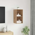 vidaXL Wandmontage TV Kast artisanaal eikenkleurig 37 x 37 x, Huis en Inrichting, Kasten | Televisiemeubels, Minder dan 50 cm