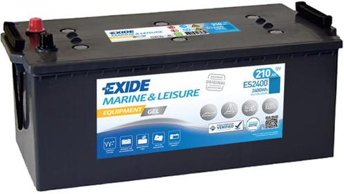 Exide Equipment GEL accu | ES2400 | 12V 210Ah, Auto-onderdelen, Accu's en Toebehoren, Ophalen of Verzenden