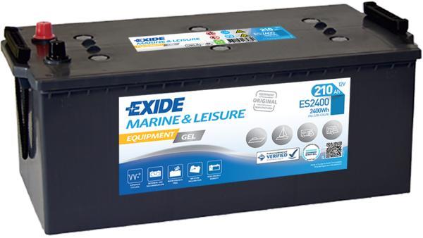 Exide Equipment GEL accu | ES2400 | 12V 210Ah, Auto-onderdelen, Accu's en Toebehoren, Ophalen of Verzenden