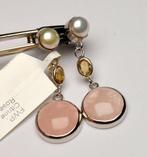 925 Zilver - Citrien en Rozenkwarts - Oorbellen